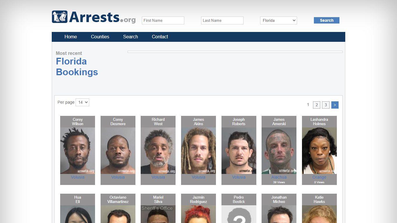 Florida Arrests and Inmate Search
